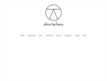 Tablet Screenshot of alicetacheny.com